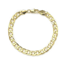 Brass Chain Bracelet in 14K 18K Gold Fashion Jewelry